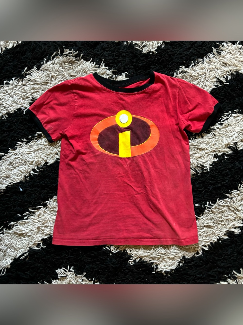 Disney Pixar Incredibles Short Sleeve Graphic Ringer Tshirt